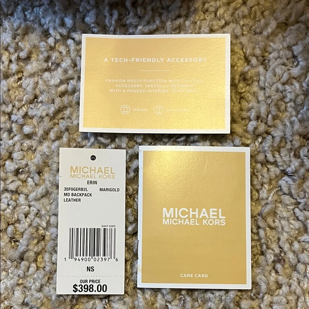 Michael Kors ‘Erin’ Medium Leather Backpack - Picture 2 of 12